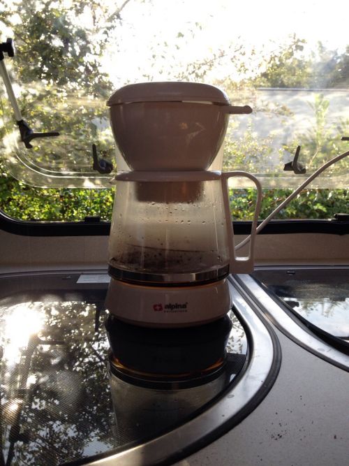 Koffie op de camping