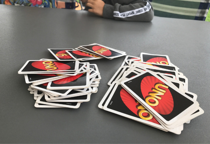 uno campingspelletje