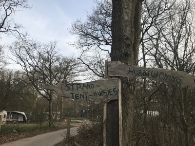camping Geversduin bordjes op de camping