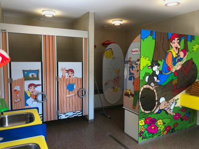 kindersanitair camping
