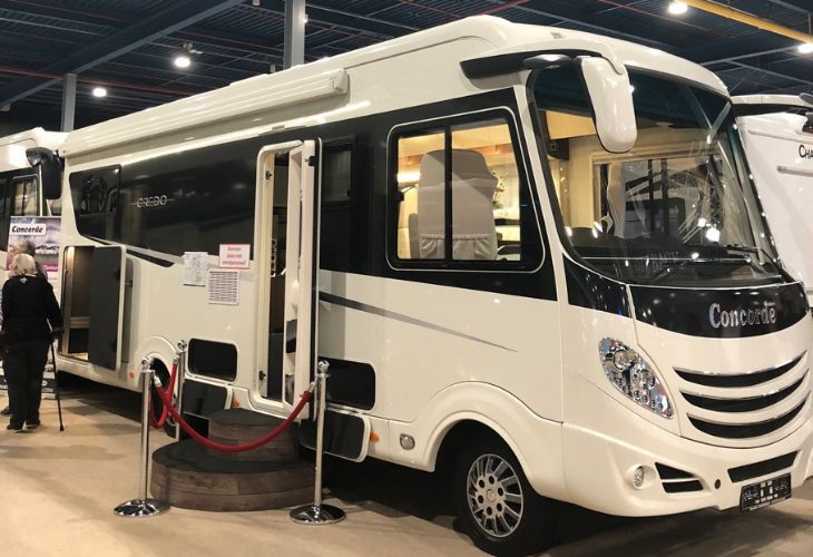 Kampeerbeurs Utrecht grote camper concorde