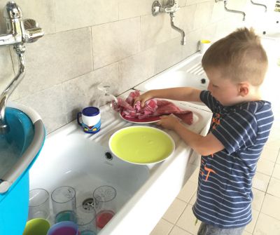 afwassen camping