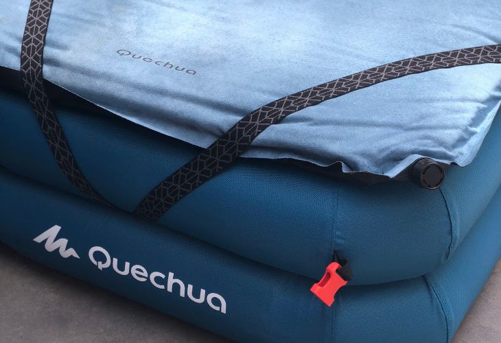 decathlon opblaasbare lattenbodem ervaring