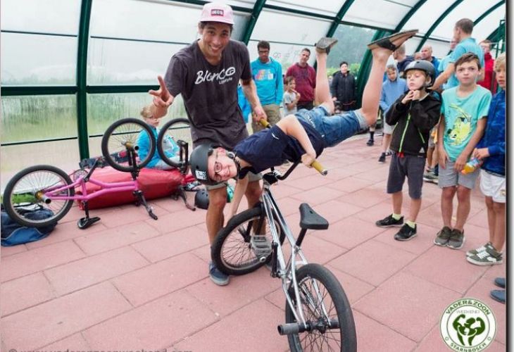 vader zoon weekend kamperen 2019