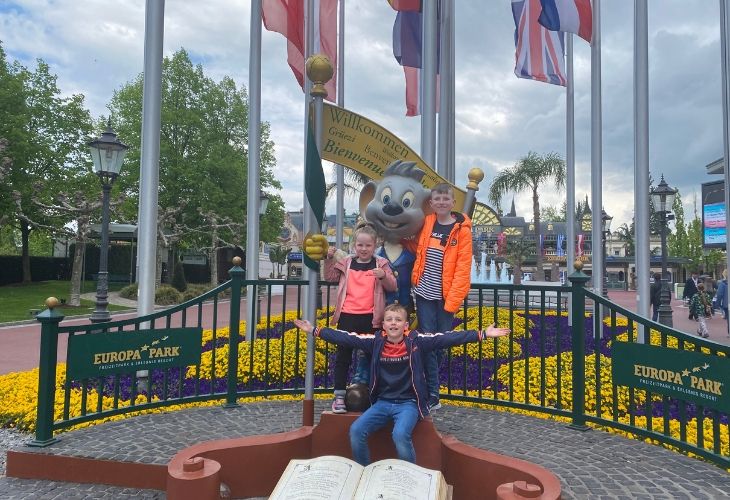 Europapark stop op weg naar italie