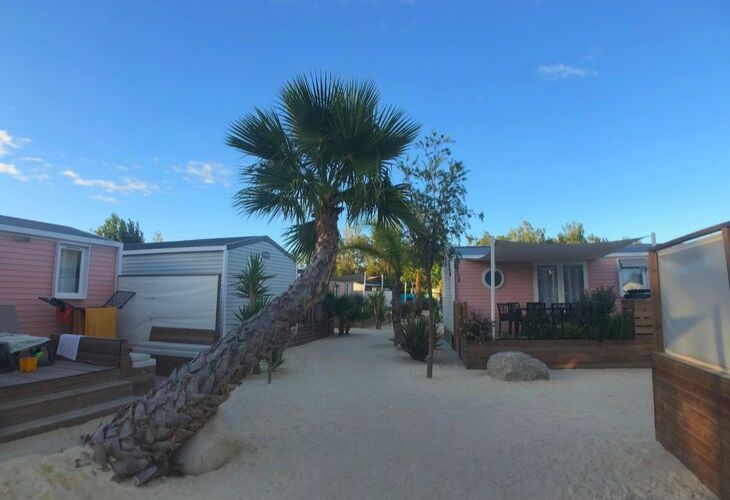 stacaravan californie plage zuid frankrijk