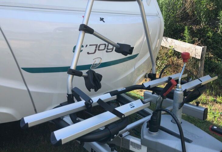 fietsenrek elektrische fietsen caravan
