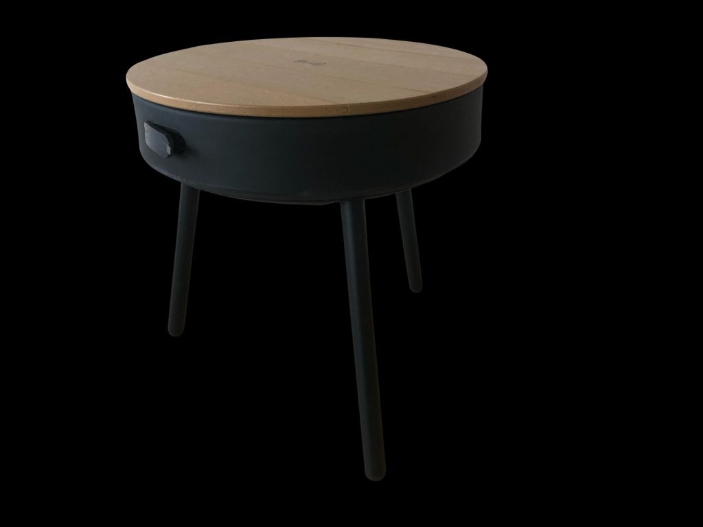 Tafel met bluetooth en oplaadfunctie musictable human comfort