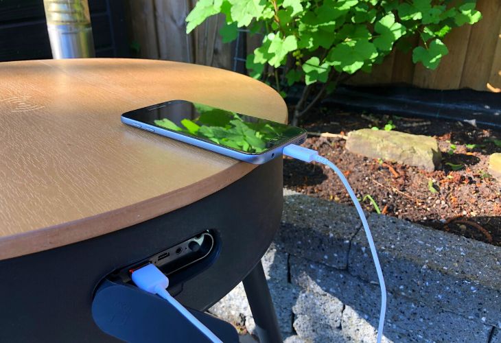 camping-tafel-bluetooth-muziek 4