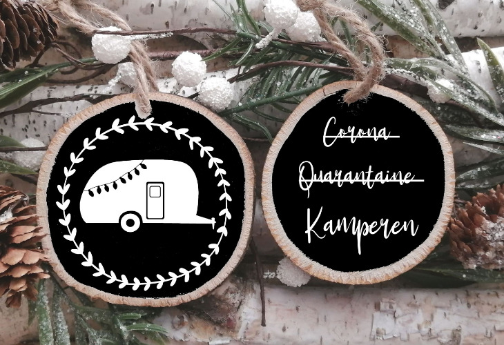 kersthanger hout caravan 