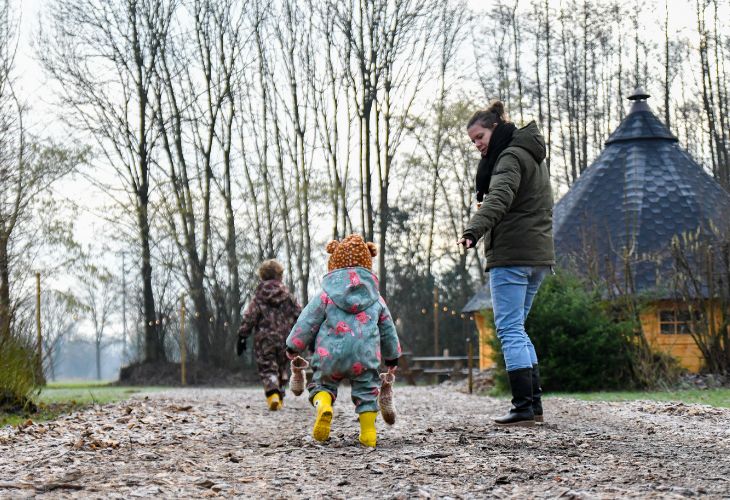 Camping Oetdoor bezoekers kinderen