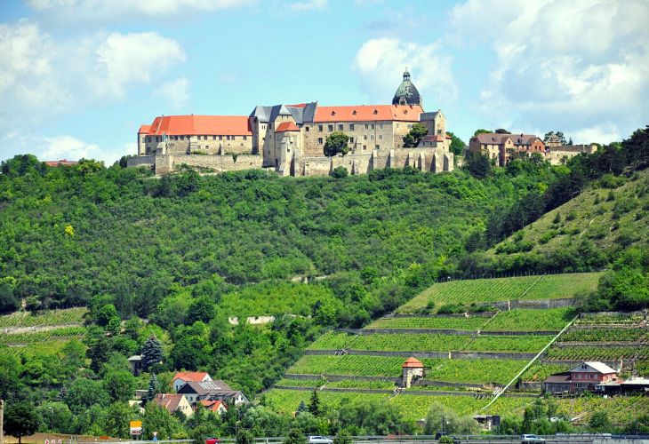 Kasteel Neuenburg in Freyburg Saksen-Anhalt