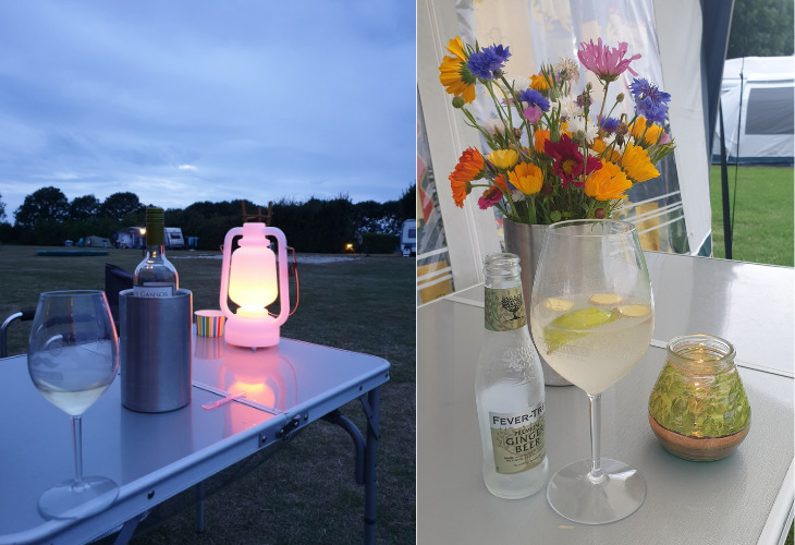 Wijnkoeler camping