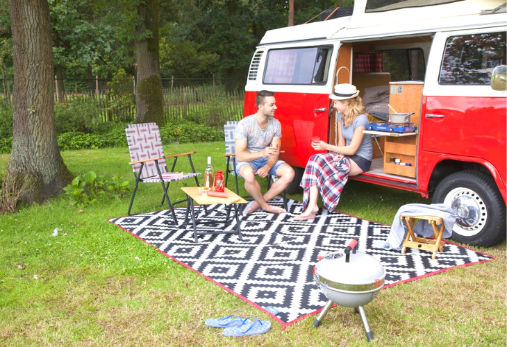 kleur op de camping bocamp kleed