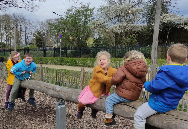 Bezoekers Open camping Dag