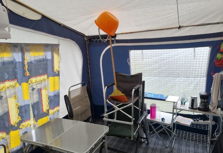 Voortent waterzak voorkomen