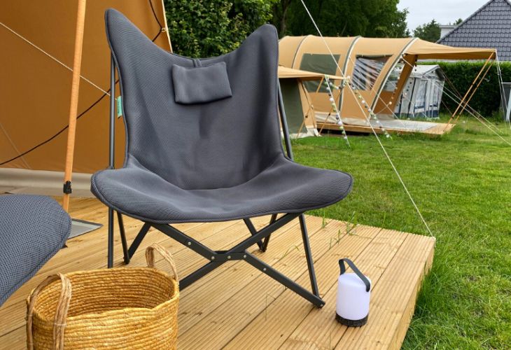 Campingstoel vlinderstoel Aclou