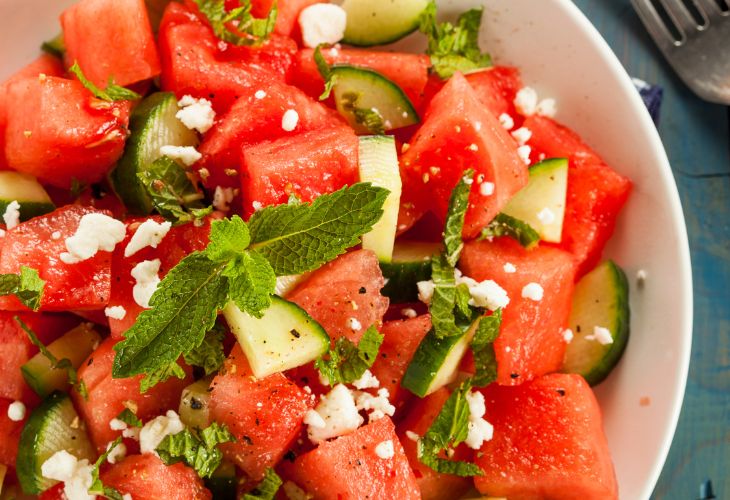Watermeloensalade