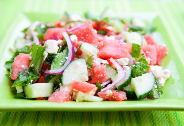 Watermeloensalade