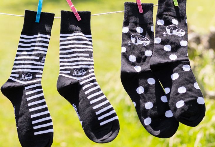 Kampeer cadeau kampeersokken camping