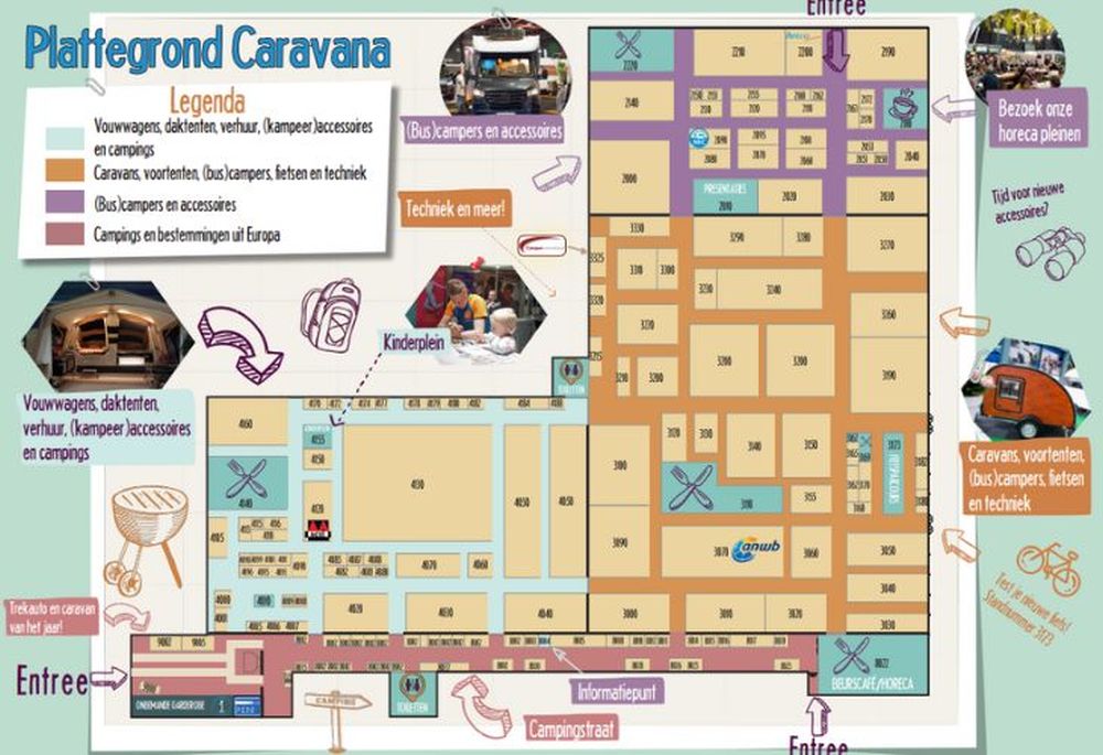 Caravana 2023 Beursplattegrond