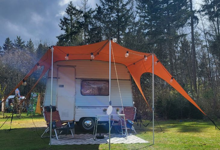 Open camping dag 2025 Vrolijke caravan