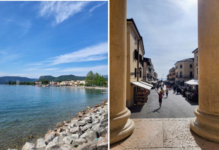 Bardolino stad wandeling plein gardameer