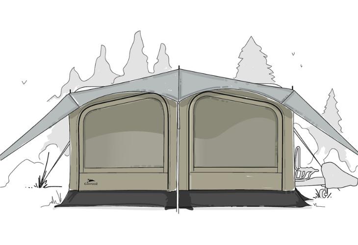Campooz Caravan Voortent