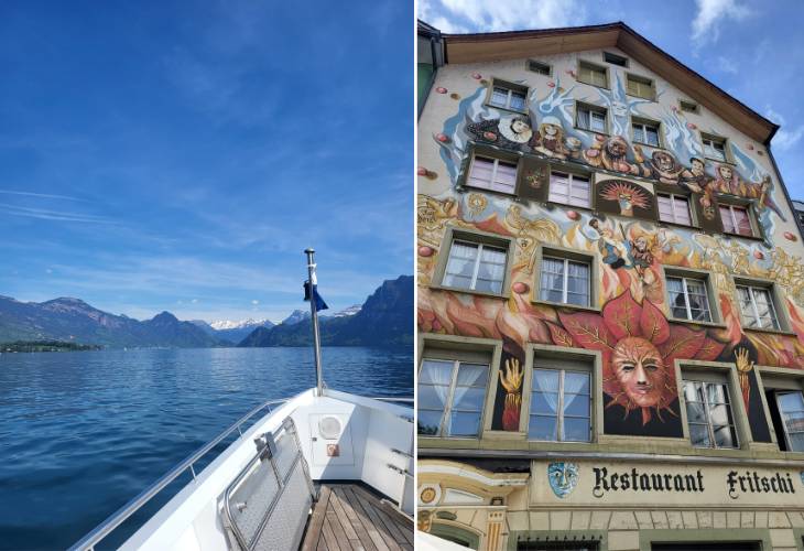 Luzern rondvaart muurschilderingen