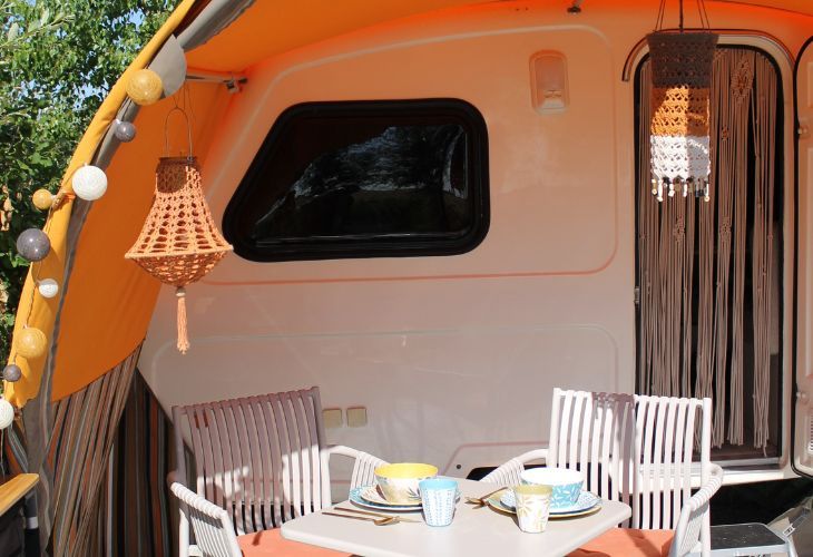 retro caravan huren 
