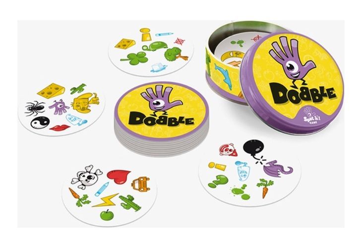 Dobble Campingspelletjes spelletjes voor in de auto 