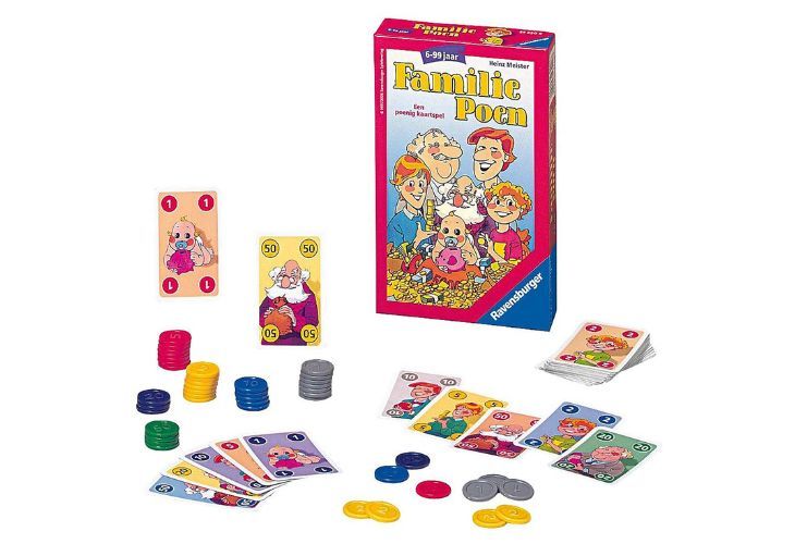 Familie poen spelletjes voor regenachtige dagen op de camping 
