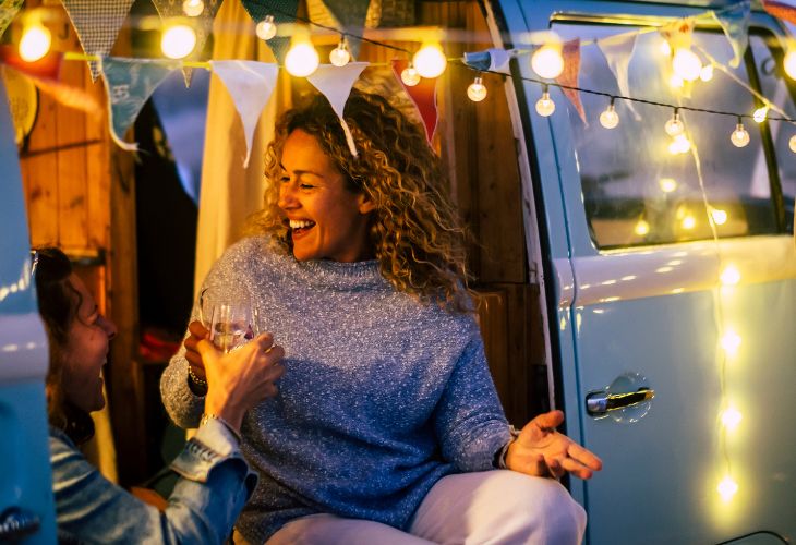 Jongeren caravan camper