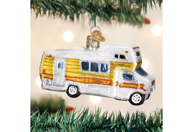 Kerstbal camper alkoof
