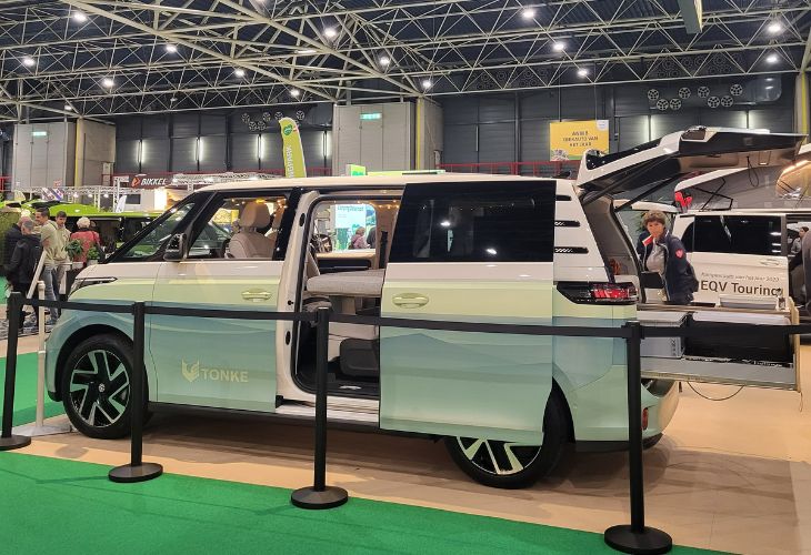 Elektrische camper van Tonke op Kampeer en Caravan Jaarbeurs