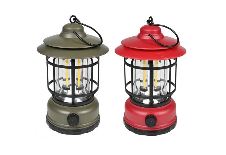 Campinglamp oplaadbaar sinterklaas kerst man kamperen